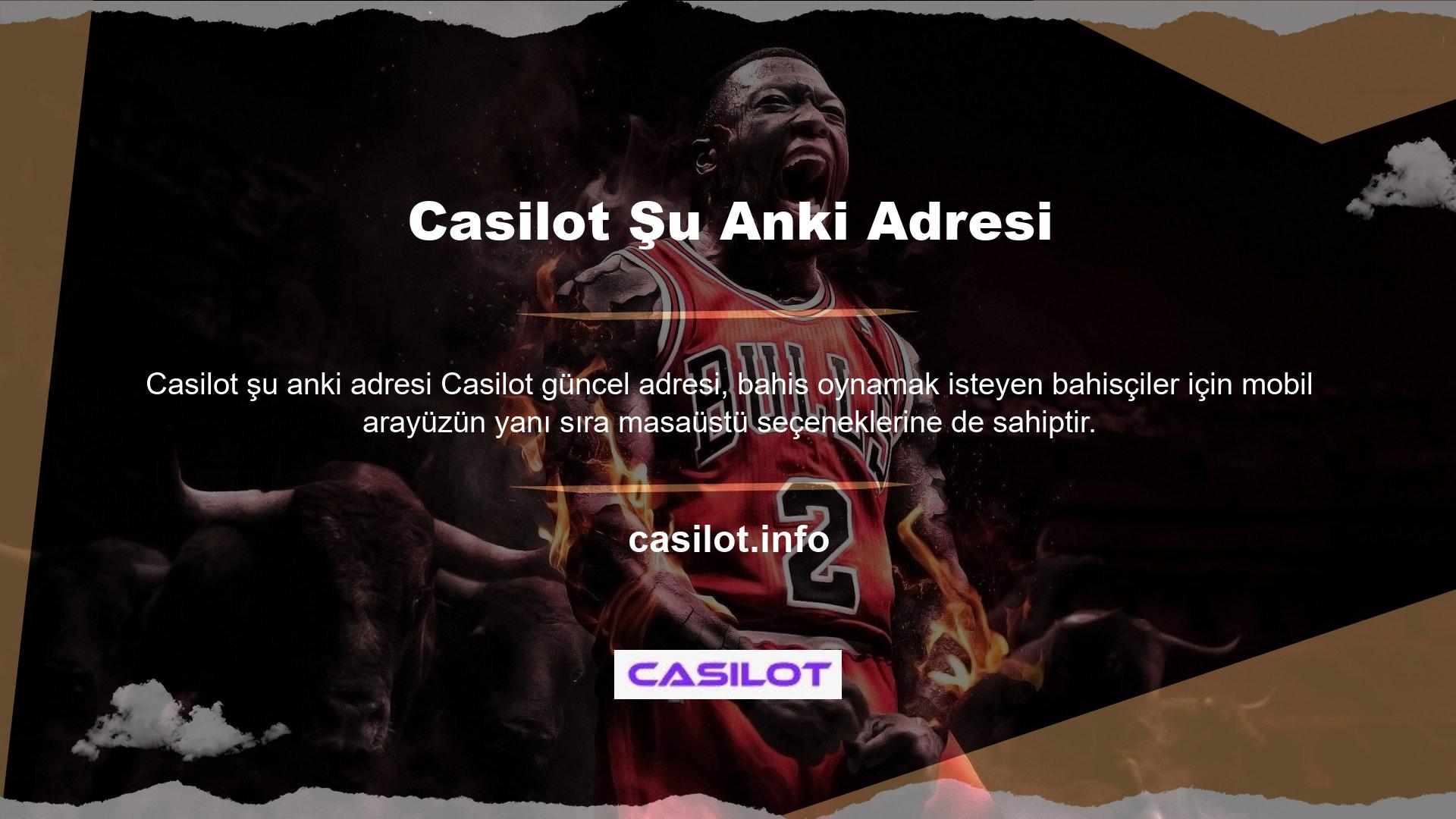 Casilot mobil programı, cep telefonlarında ve tabletlerde ticaret işlevselliği sunar