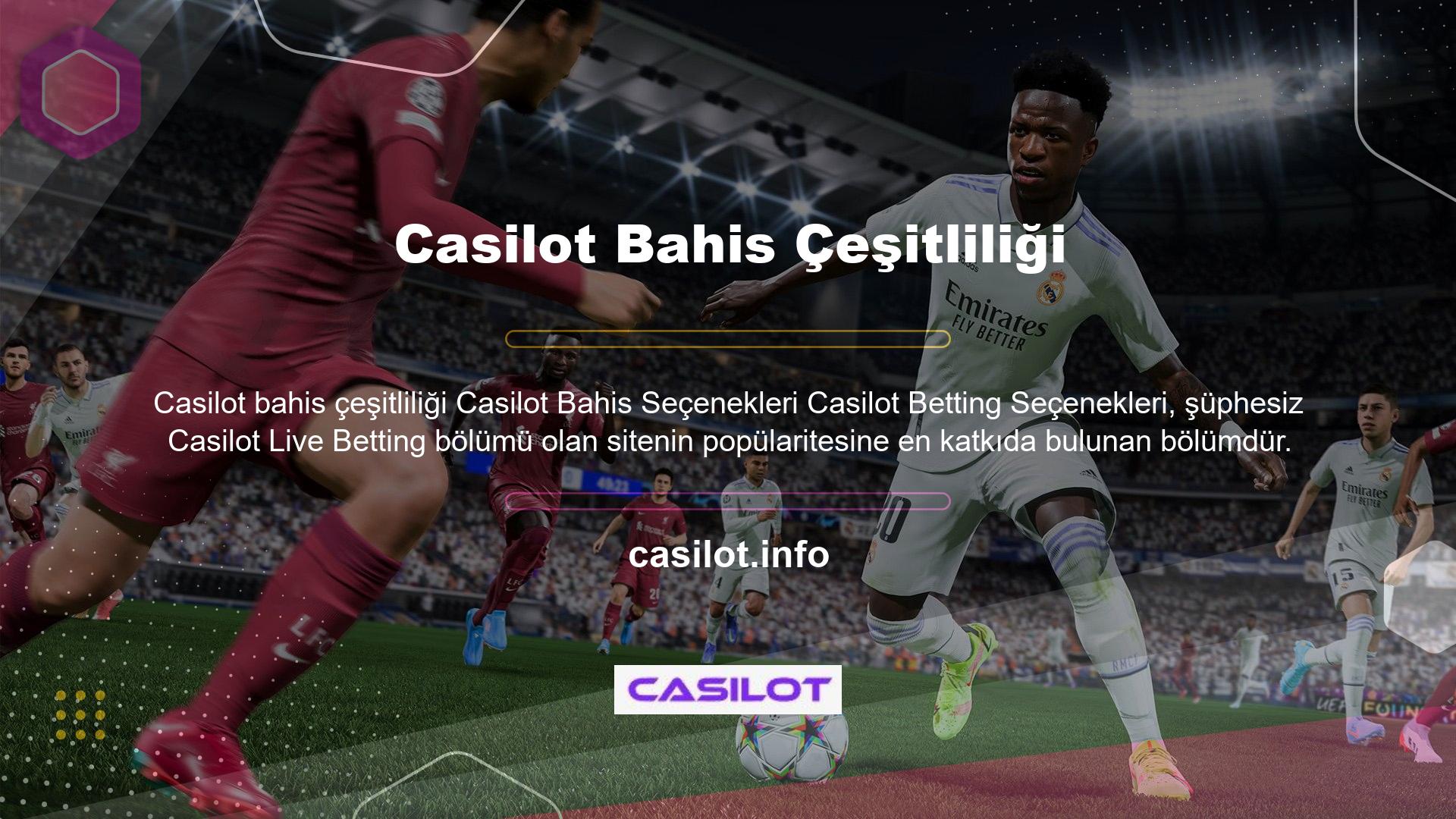 Canlı bahis söz konusu olduğunda akla gelen ilk futbol bahislerine ek olarak, tenis ve basketbol canlı bahis, voleybol ve buz hokeyi ve oturma odası futbolu canlı bahisleri gibi farklı spor şubeleri program içeriğine dahildir